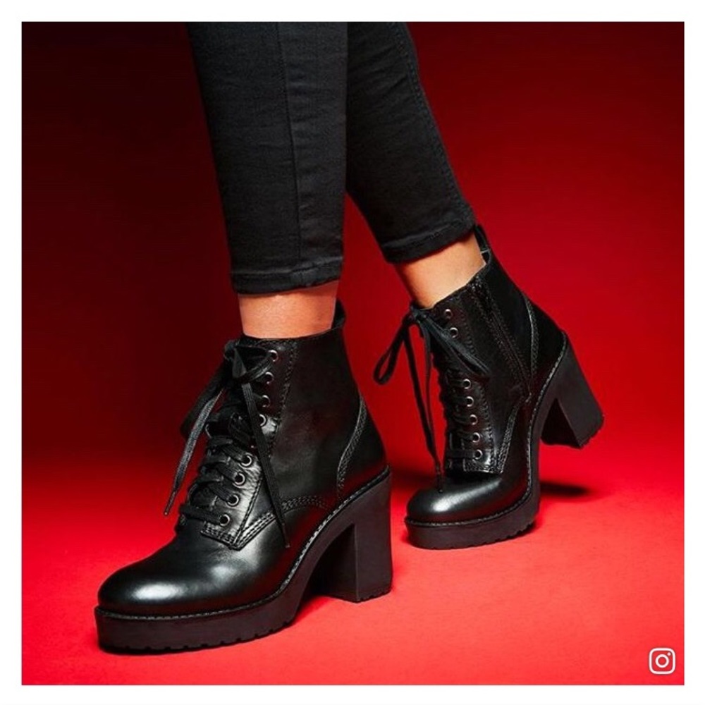 Steve Madden platform combat booties
